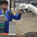 ReLIB roboticist is investigating ways to automate the testing and diagnosis of Lithium Ion Batteries leading to speedier sorting at the battery's end-of-life. Image:  ReLIB/University of BIrmingham